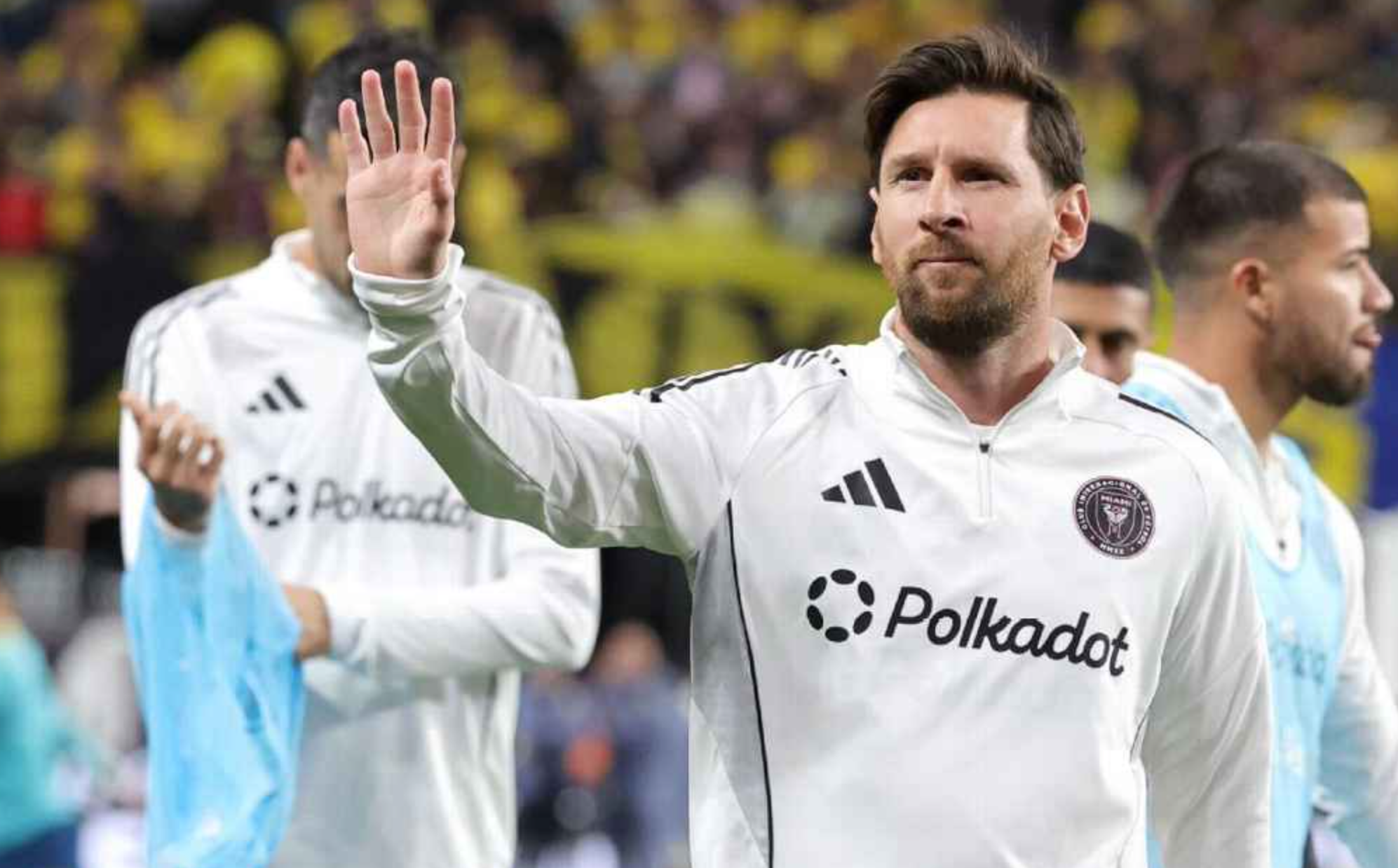 El polémico festejo de Lionel Messi ante América